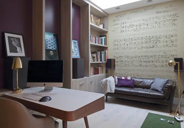 Papel de parede para pintura - Prós e contras 240+ (Fotos) Interiores na sala de estar, quarto, cozinha