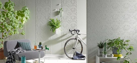 Papel de parede para pintura - Prós e contras 240+ (Fotos) Interiores na sala de estar, quarto, cozinha