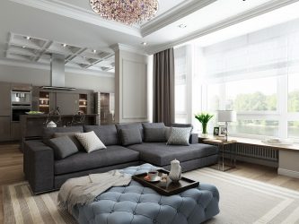 230+ صور الأفكار الداخلية شقق 1 (غرفة واحدة) من 40 متر مربع. تصميم عصري بسيط وأنيق