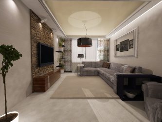 230+ صور الأفكار الداخلية شقق 1 (غرفة واحدة) من 40 متر مربع. تصميم عصري بسيط وأنيق