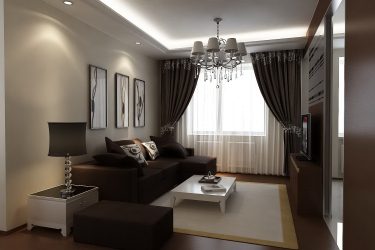 230+ صور الأفكار الداخلية شقق 1 (غرفة واحدة) من 40 متر مربع. تصميم عصري بسيط وأنيق