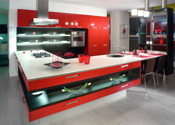 Iluminação adequada na cozinha: Opções modernas para um design aconchegante (mais de 155 fotos)
