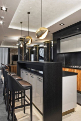 Iluminação adequada na cozinha: Opções modernas para um design aconchegante (mais de 155 fotos)