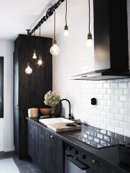 Iluminação adequada na cozinha: Opções modernas para um design aconchegante (mais de 155 fotos)