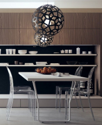 Iluminação adequada na cozinha: Opções modernas para um design aconchegante (mais de 155 fotos)