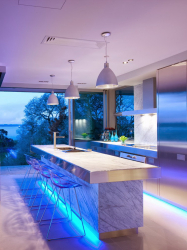Iluminação adequada na cozinha: Opções modernas para um design aconchegante (mais de 155 fotos)