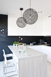 Iluminação adequada na cozinha: Opções modernas para um design aconchegante (mais de 155 fotos)