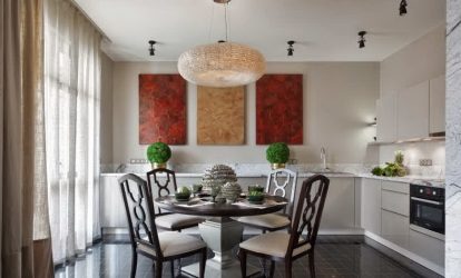 Decoração de parede na cozinha: mais de 205 opções de foto (painéis, laminados, gesso). Como combinar praticidade com estética?