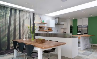 Decoração de parede na cozinha: mais de 205 opções de foto (painéis, laminados, gesso). Como combinar praticidade com estética?