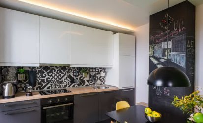 Decoração de parede na cozinha: mais de 205 opções de foto (painéis, laminados, gesso). Como combinar praticidade com estética?