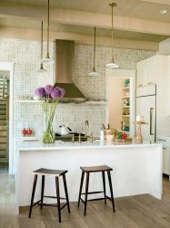 Decoração de parede na cozinha: mais de 205 opções de foto (painéis, laminados, gesso). Como combinar praticidade com estética?