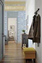 Opções interiores no Corredor: mais de 225 designs fotográficos (pedra / laminado / azulejo / fresco). Qual cor da parede é melhor?