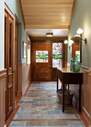 Opções interiores no Corredor: mais de 225 designs fotográficos (pedra / laminado / azulejo / fresco). Qual cor da parede é melhor?