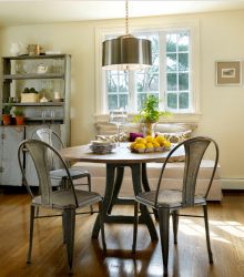 Mesa oval na cozinha - Versão universal para qualquer interior (mais de 210 fotos de modelos deslizantes, de vidro e de madeira)