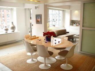 Mesa oval na cozinha - Versão universal para qualquer interior (mais de 210 fotos de modelos deslizantes, de vidro e de madeira)