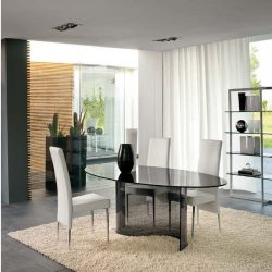 Mesa oval na cozinha - Versão universal para qualquer interior (mais de 210 fotos de modelos deslizantes, de vidro e de madeira)