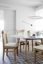 Mesa oval na cozinha - Versão universal para qualquer interior (mais de 210 fotos de modelos deslizantes, de vidro e de madeira)