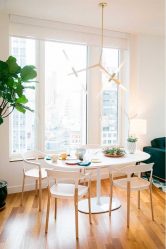 Mesa oval na cozinha - Versão universal para qualquer interior (mais de 210 fotos de modelos deslizantes, de vidro e de madeira)