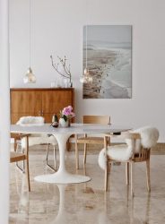 Mesa oval na cozinha - Versão universal para qualquer interior (mais de 210 fotos de modelos deslizantes, de vidro e de madeira)
