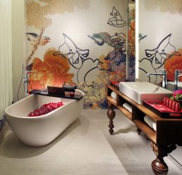 Opções de azulejo de banheiro: 185+ (foto) opções de parede