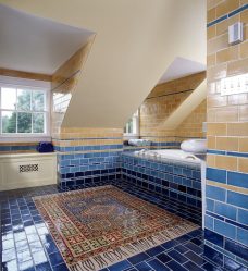 Opções de azulejo de banheiro: 185+ (foto) opções de parede