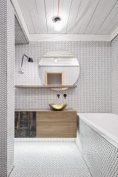Opções de azulejo de banheiro: 185+ (foto) opções de parede