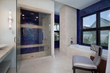 Opções de azulejo de banheiro: 185+ (foto) opções de parede
