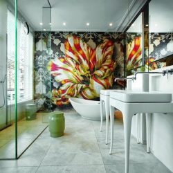 Opções de azulejo de banheiro: 185+ (foto) opções de parede