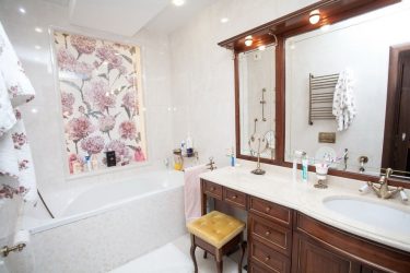 Opções de azulejo de banheiro: 185+ (foto) opções de parede