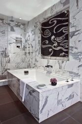 Opções de azulejo de banheiro: 185+ (foto) opções de parede