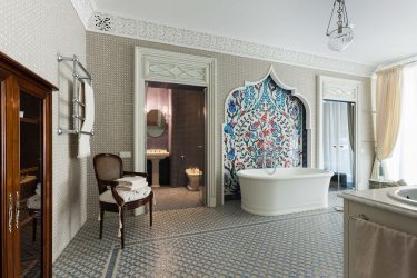 Opções de azulejo de banheiro: 185+ (foto) opções de parede