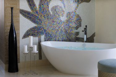 Opções de azulejo de banheiro: 185+ (foto) opções de parede
