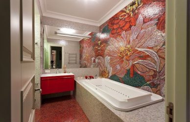 Opções de azulejo de banheiro: 185+ (foto) opções de parede
