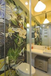 Opções de azulejo de banheiro: 185+ (foto) opções de parede