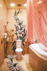 Opções de azulejo de banheiro: 185+ (foto) opções de parede