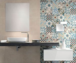 Opções de azulejo de banheiro: 185+ (foto) opções de parede