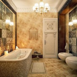 Opções de azulejo de banheiro: 185+ (foto) opções de parede