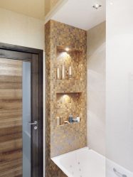 Azulejo para uma pequena casa de banho (mais de 150 Design Fotos): A combinação ideal de estilo e decoração