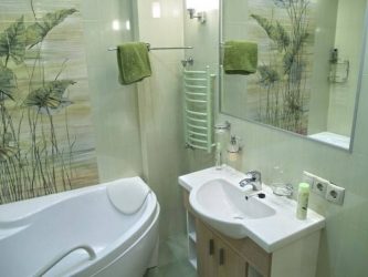 Azulejo para uma pequena casa de banho (mais de 150 Design Fotos): A combinação ideal de estilo e decoração