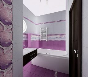 Azulejo para uma pequena casa de banho (mais de 150 Design Fotos): A combinação ideal de estilo e decoração