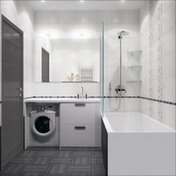 Azulejo para uma pequena casa de banho (mais de 150 Design Fotos): A combinação ideal de estilo e decoração