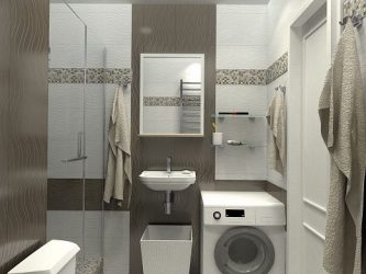 Azulejo para uma pequena casa de banho (mais de 150 Design Fotos): A combinação ideal de estilo e decoração