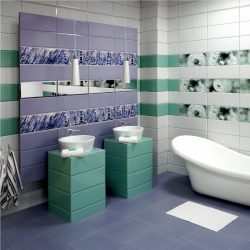 Azulejo para uma pequena casa de banho (mais de 150 Design Fotos): A combinação ideal de estilo e decoração