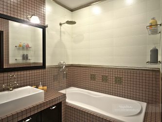 Azulejo para uma pequena casa de banho (mais de 150 Design Fotos): A combinação ideal de estilo e decoração