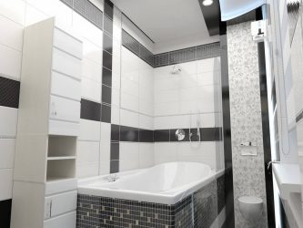 Azulejo para uma pequena casa de banho (mais de 150 Design Fotos): A combinação ideal de estilo e decoração