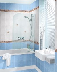 Azulejo para uma pequena casa de banho (mais de 150 Design Fotos): A combinação ideal de estilo e decoração