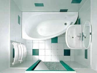 Azulejo para uma pequena casa de banho (mais de 150 Design Fotos): A combinação ideal de estilo e decoração