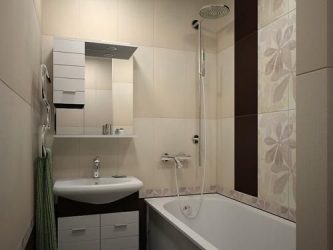 Azulejo para uma pequena casa de banho (mais de 150 Design Fotos): A combinação ideal de estilo e decoração