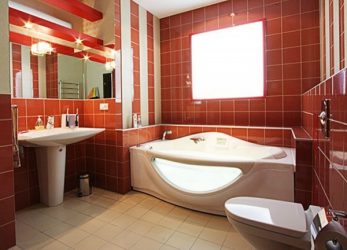 Azulejo para uma pequena casa de banho (mais de 150 Design Fotos): A combinação ideal de estilo e decoração