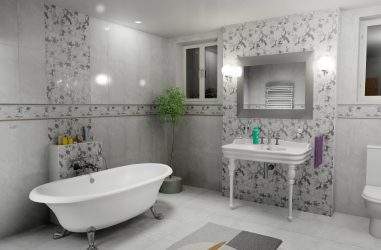 Azulejo para uma pequena casa de banho (mais de 150 Design Fotos): A combinação ideal de estilo e decoração